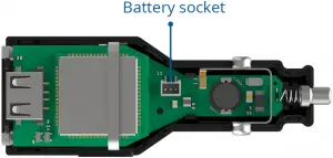 Top view (without cover)