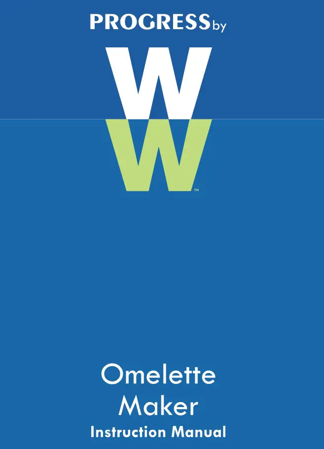 Weight Watchers EK3092WW Omelette Maker with Dual Non-Stick Cooking Plates Instruction Manual