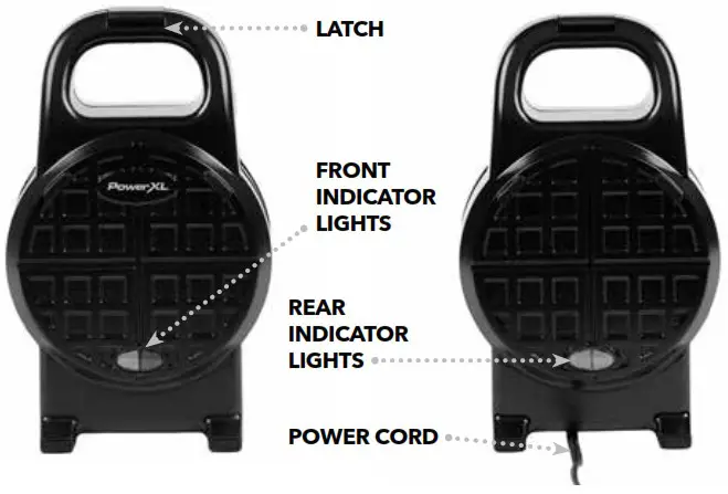 PowerXL HRW6107 Stuffed Wafflizer - Parts & Accessories 1