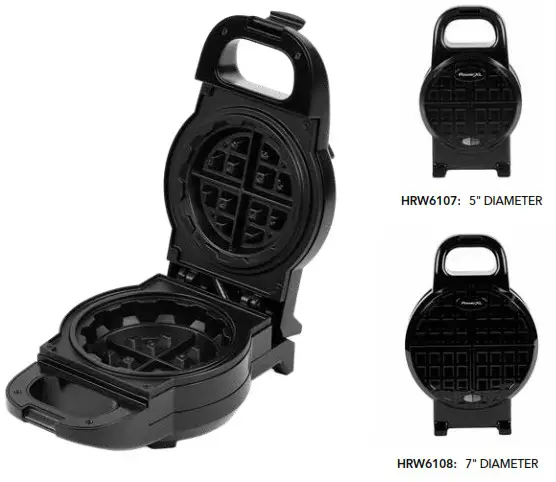 PowerXL HRW6107 Stuffed Wafflizer - Parts & Accessories 2