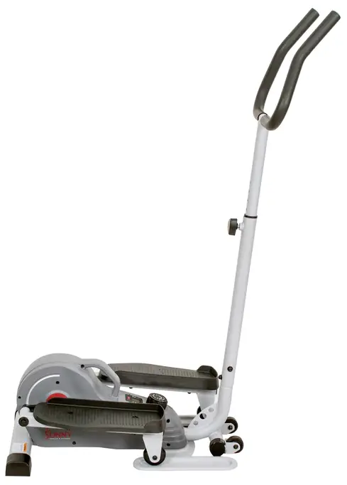 SUNNY Health Fitness SF-E3988 Magnetic Standing Elliptical Machine with Handlebars