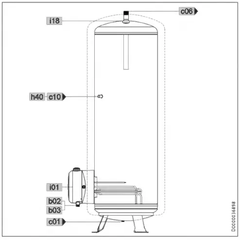 stiebel-eltron HSTP 200 Sealed unvented floor standing DHW fig 16