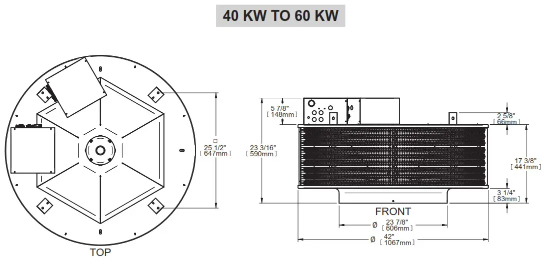 STELPRO VUH Series Vertical Unit Heater - TECHNICAL DRAWINGS 3