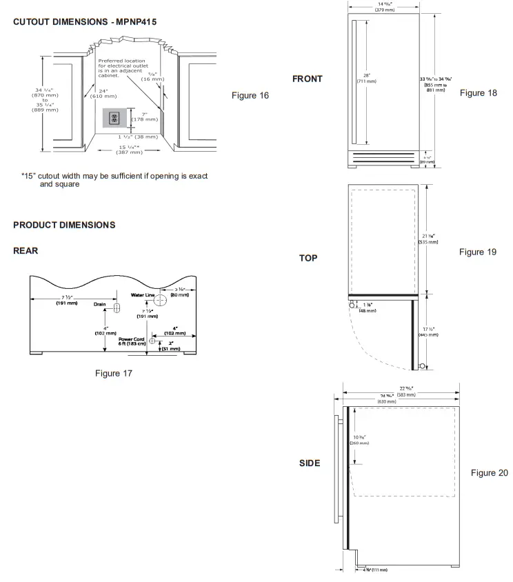 Marvel MLNP115 IS 01A NUGGET ICE MACHINES - fig 15