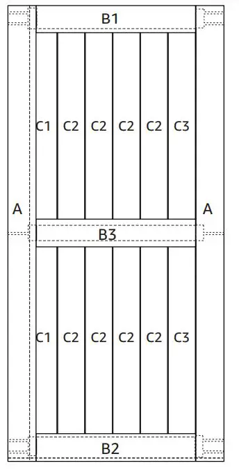 Smart Standard 36 x 84 K-Barn Door Installation - Assemble the side stile