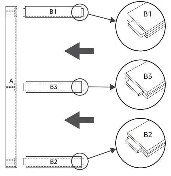 Smart Standard 36 x 84 K-Barn Door Installation-Assemble top ,middle and bottom