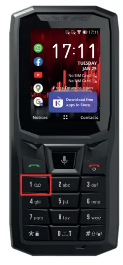 CROSSCALL CORE S4 Mobile Phone - Call keys 4