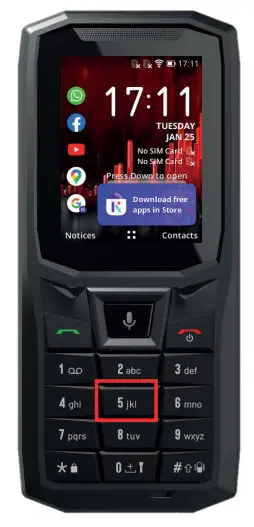 CROSSCALL CORE S4 Mobile Phone - Connection sharing