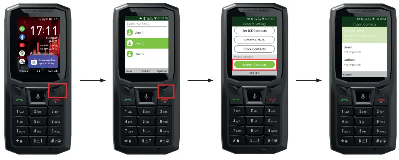 CROSSCALL CORE S4 Mobile Phone - Google account 2
