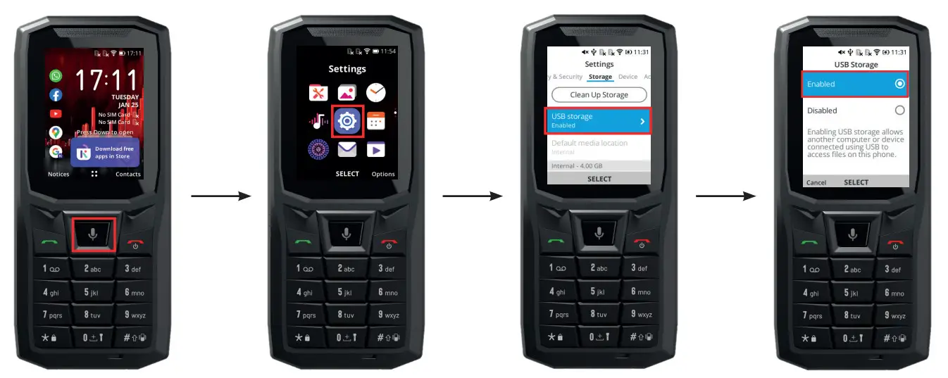 CROSSCALCROSSCALL CORE S4 Mobile Phone - Transferring files to a PC 1L CORE S4 Mobile Phone - Transferring files to a PC