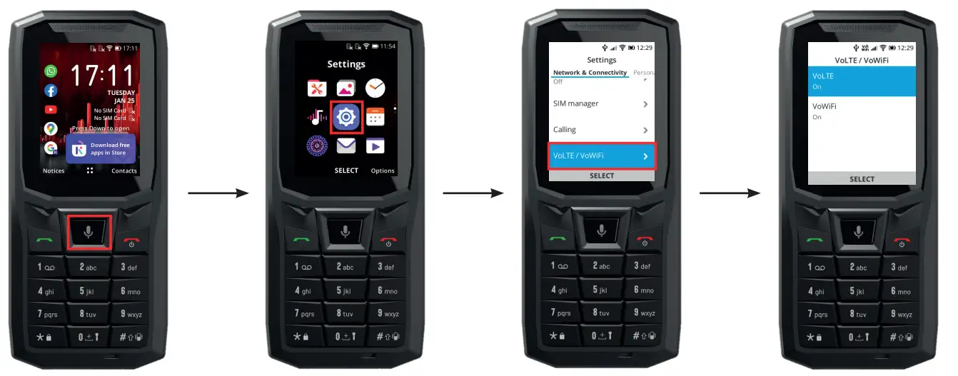 CROSSCALL CORE S4 Mobile Phone -VoLTE VoWIFI