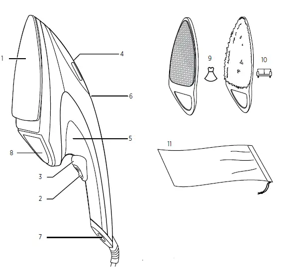 BLACK-DECKER HGS500-2-In-1-Iron-and-Steamer -02