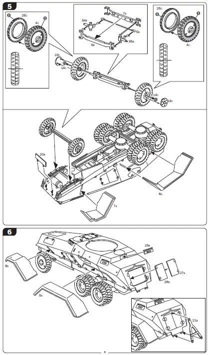 ITALERI-6433-Road 6-Heavy-Recon-Armored-Car-FIG-6