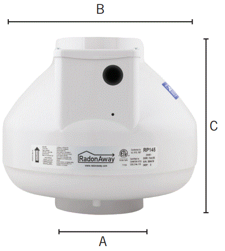 RadonAway RP145i Pro Series Radon Fan Instruction Manual 2