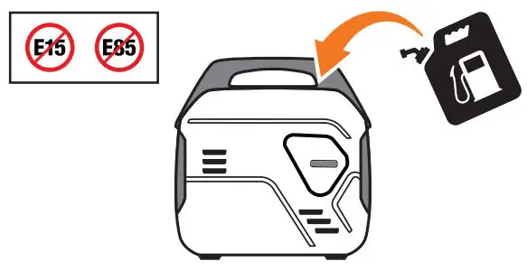 CHAMPION 201153 2500W Portable Inverter Generator User Guide - Add fuel
