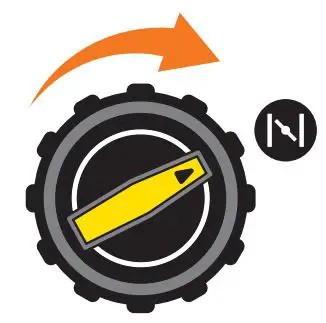 CHAMPION 201153 2500W Portable Inverter Generator User Guide - Turn the EZ Start Dial to the gasoline