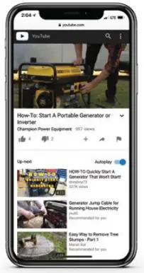 CHAMPION 201153 2500W Portable Inverter Generator User Guide - YouTube