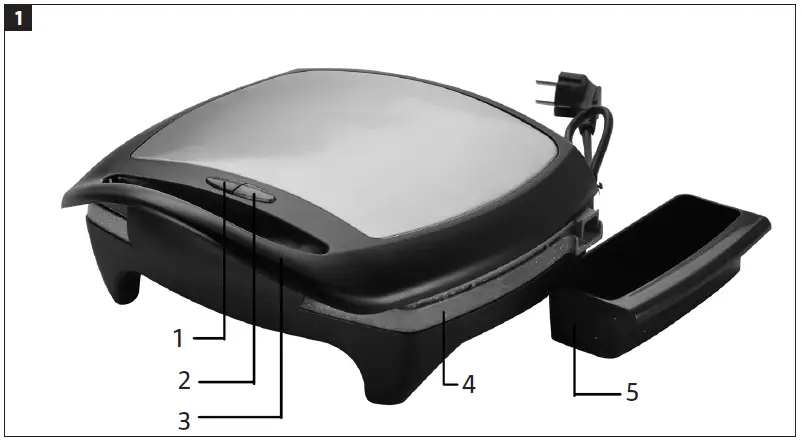 Bright 018704 Table Grill Instruction fig 1