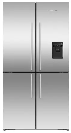FISHER PAYKEL RF605QDUVX2 90 5cm 538L Freestanding Quad Door Refrigerator Freezer