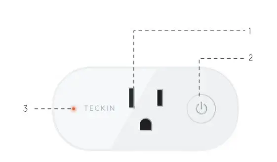 TECKIN SP20 Smart WiFi Plug User Manual - Structure Introduction
