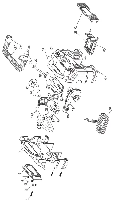 HYCHIKA IF1812A Air Compressor Tire Inflator 12V DC - 9