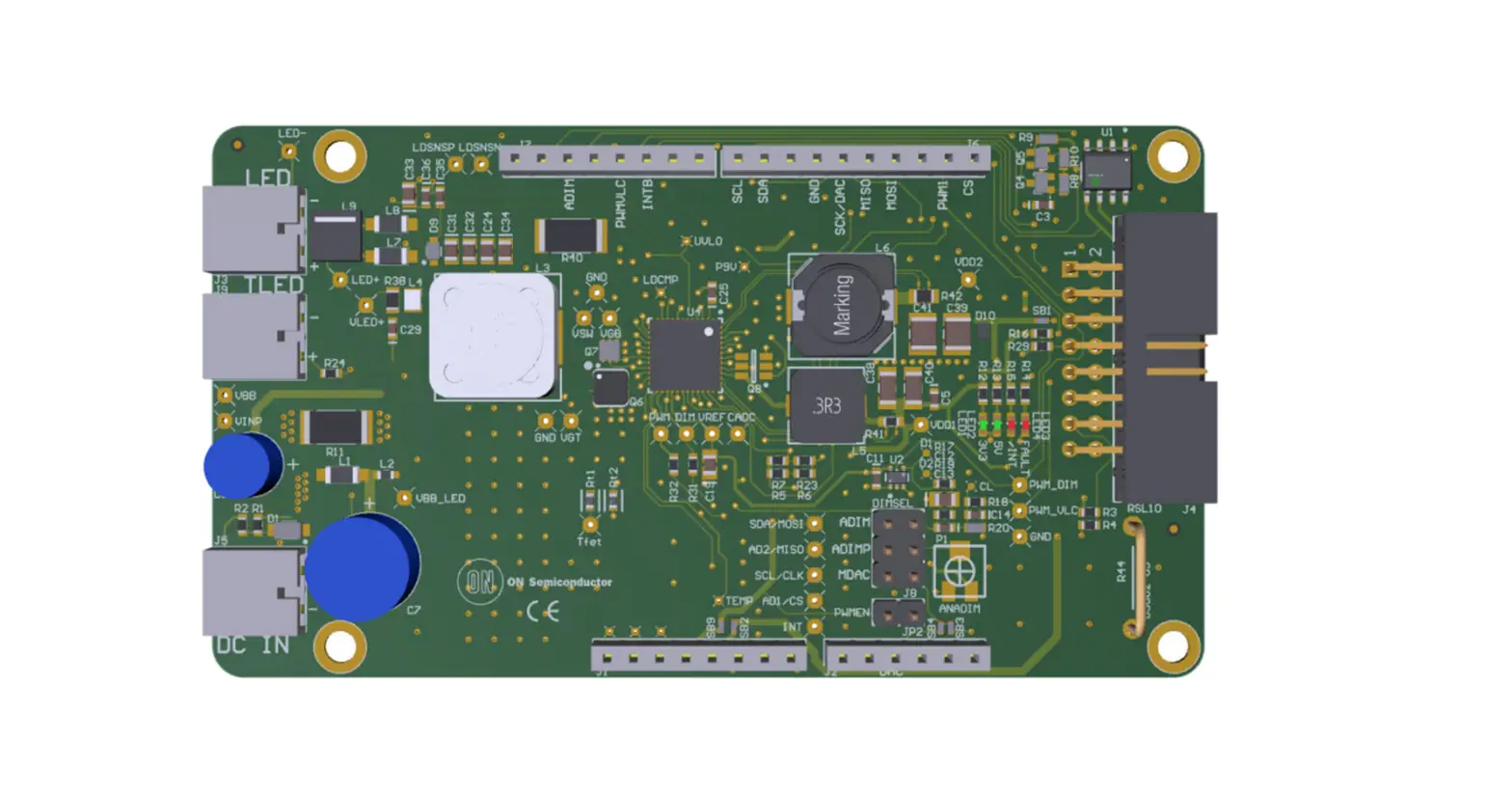 Onsemi Ncl31000asgevb Led Driver Evaluation Board User Guide