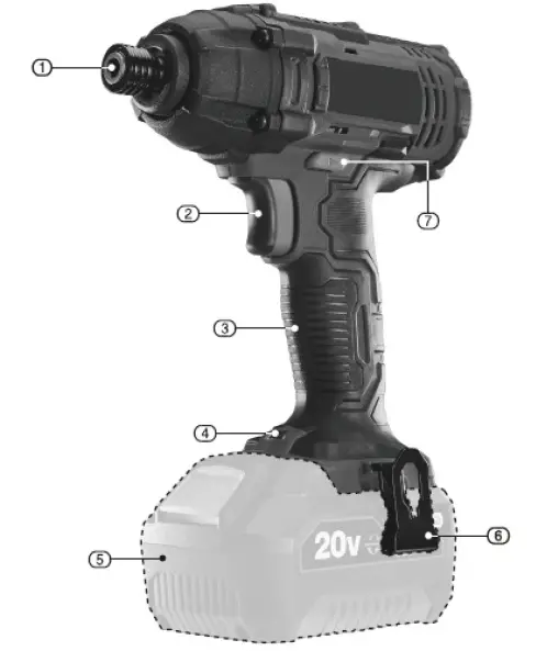 BORMANN-PRO-BBP3300-Cordless-Impact-Driver-FIG-1