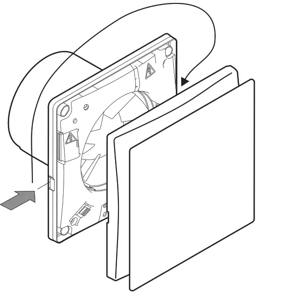 Fresh Ventilation F100 TH Bathroom Fan -