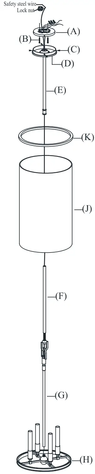 RALPH LAUREN RL Modern Large Lantern - ASSEMBLY