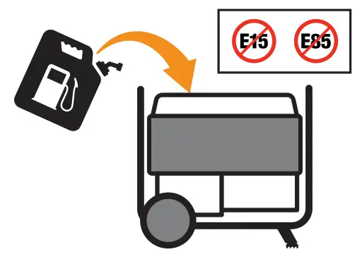 CHAMPION 201094 5500 Watt Generator - Add Fuel