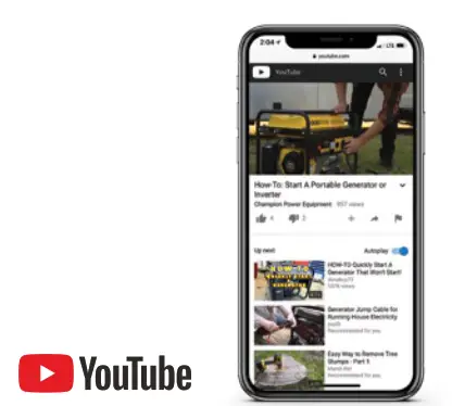 CHAMPION 201094 5500 Watt Generator - watch