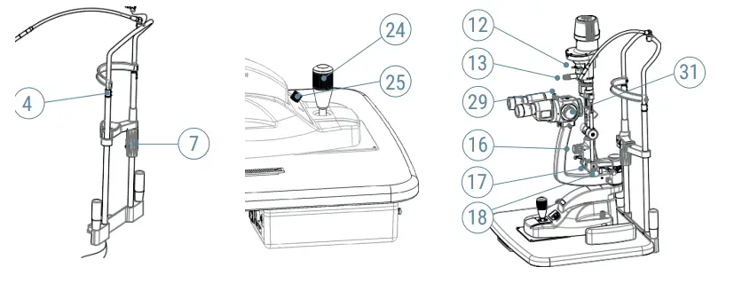 TOMEY TSL-7000H Digital Slit Lamp - fig 11