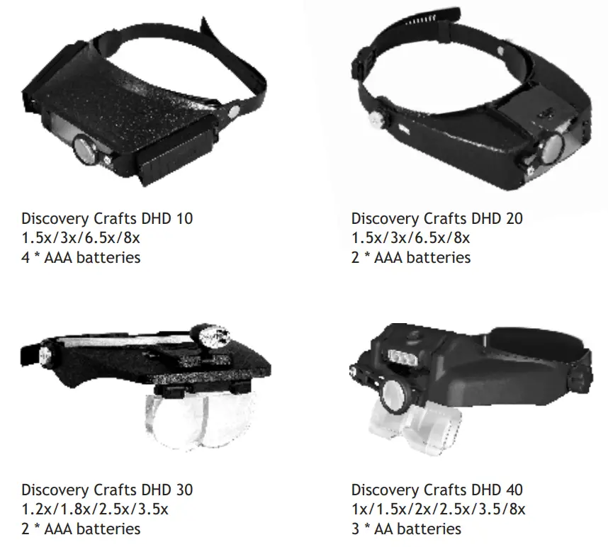levenhuk 78377 Discovery Crafts DHD Head Magnifiers - fig