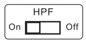 PreSonus Eris Sub8 8 inch Studio - Controls2