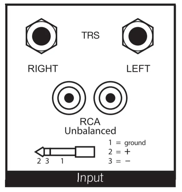 PreSonus Eris Sub8 8 inch Studio - Inputs