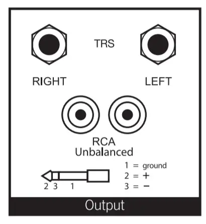 PreSonus Eris Sub8 8 inch Studio - Outputs