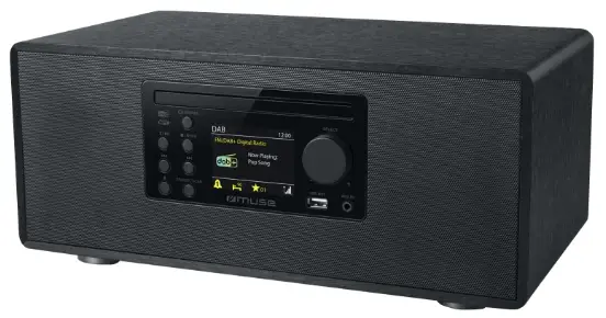 muse M 695 DBT Micro Audio System with DAB or FM Radio