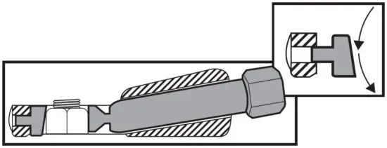 FIG 2 Loosen bolt.