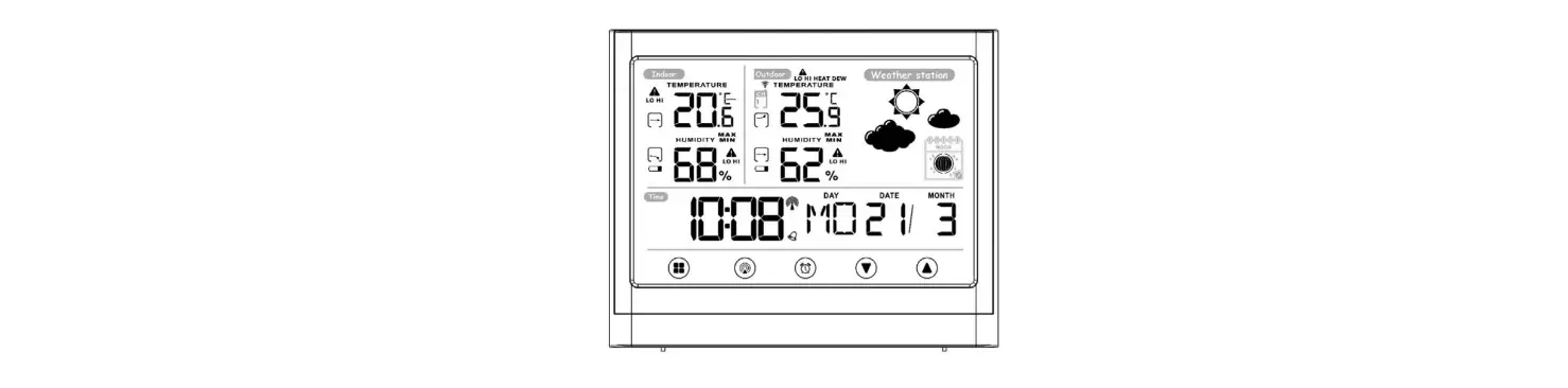 Hama 00186421 Full Touch Weather Station Instruction Manual Hama 00186421 Full Touch Weather Station Instruction Manual