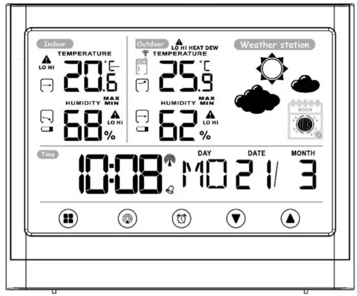 hama-00186421-Full-Touch-Weather-Station-image