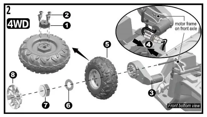 MONI XMX607 Kids Electric Ride - Figure 2