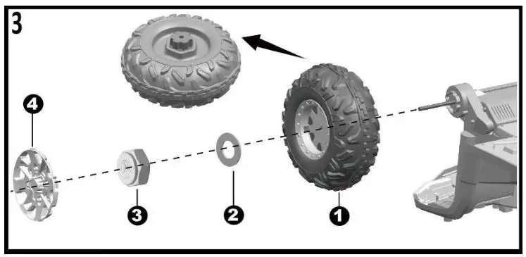 MONI XMX607 Kids Electric Ride - Figure 3