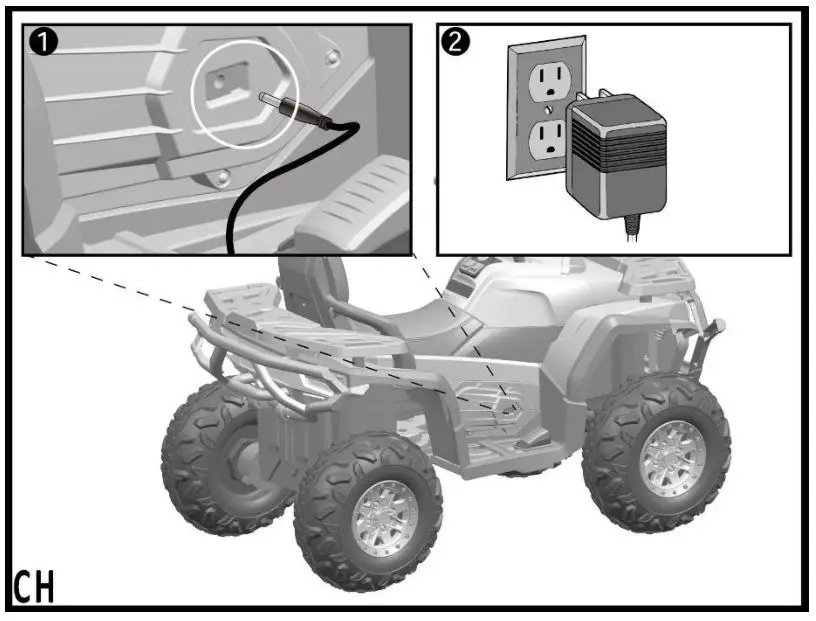 MONI XMX607 Kids Electric Ride - Figure CH