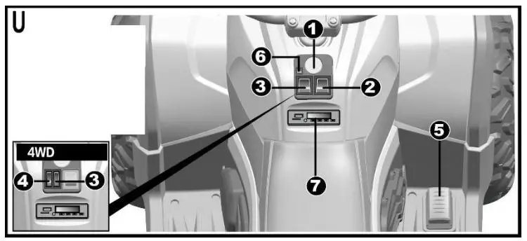 MONI XMX607 Kids Electric Ride - Figure U