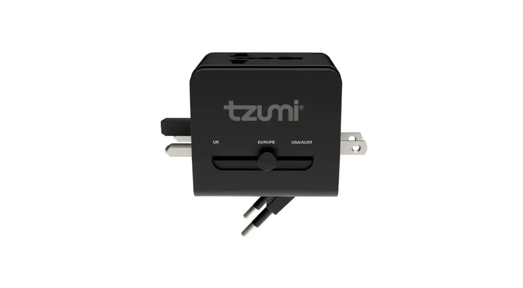 Tzumi 8481hd Travel Adaptor Instruction Manual