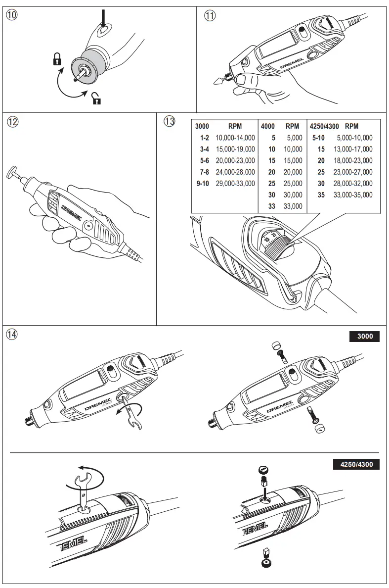 1307069A Multi Tool Dremel fig 13