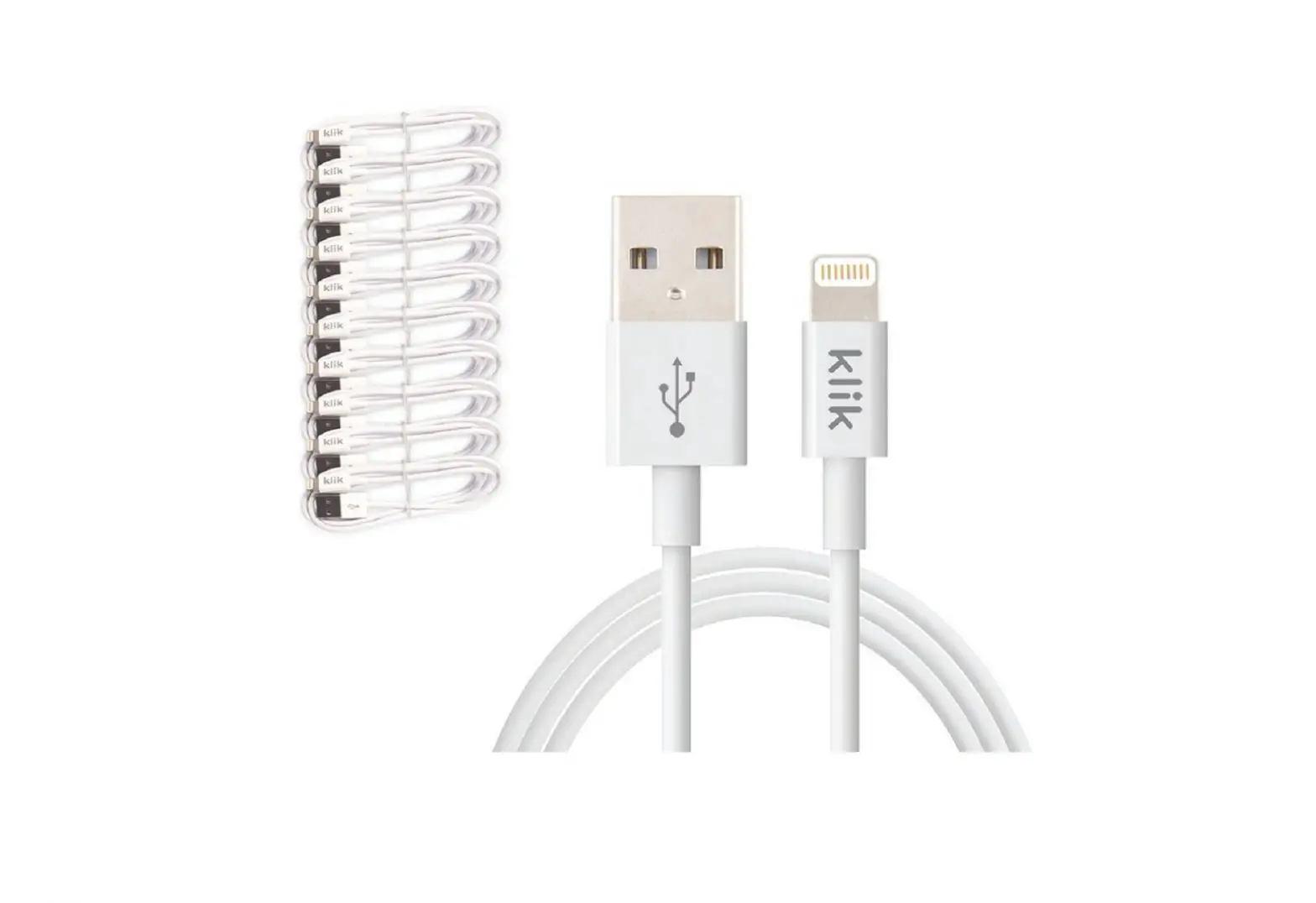 Klik Kl12wh10 1.2m Apple Lightning To Usb Sync/charge Instructions Klik Kl12wh10 1.2m Apple Lightning To Usb Sync/charge Instructions