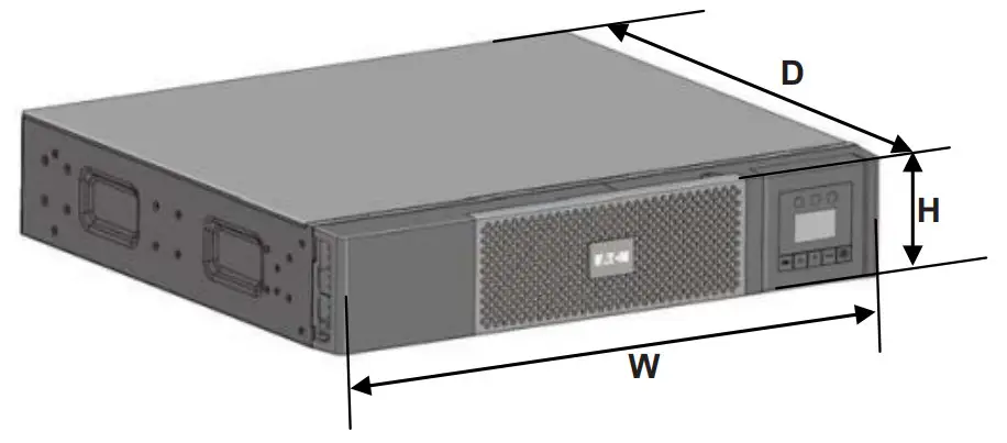 EATON 5P750RC Rackmount Compact 2U - Figure 1