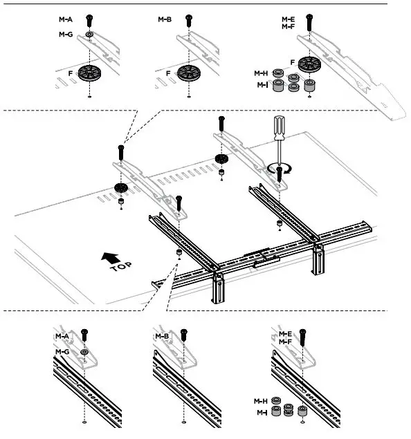 manhattan 461849 Universal Soundbar Mount Instructions - How to use