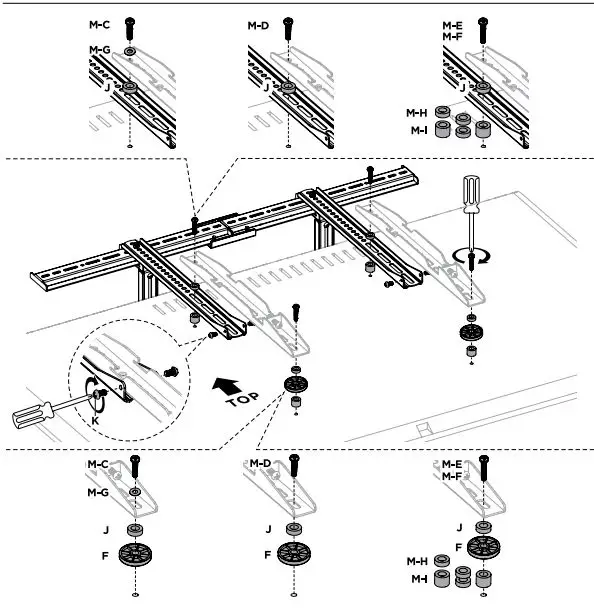 manhattan 461849 Universal Soundbar Mount Instructions - How to use